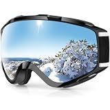findway Ski Goggles OTG - Over Glasses Snow/Snowboard Goggles for Men, Women & Youth - 100% UV Protection