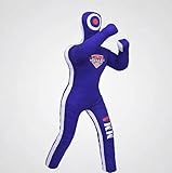 MMA SPORTZ 6FT Standing MMA Grappling Dummy (Unfilled) – BJJ, Wrestling, Judo, Karate & Self-Defense Training Partner for Submissions, Throws, Clinch & Combat Drills (72in)