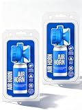 Vivasself 2 Pack 1.4oz 122dB Air Horn Mini, Heard 1/2 Mile