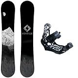 System MTN Snowboard with APX Bindings Men's Snowboard Package 156 cm