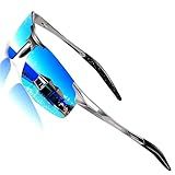 ROCKNIGHT HD Driving Polarized Sunglasses Men UV Protection Mirrored Golf Fishing Outdoor