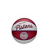 WILSON NBA Team Retro Mini Basketball - Detroit Pistons