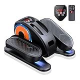 GUGTTR Under Desk Elliptical Machine, Ellipse Leg Exerciser as Seen on Tv for Seniors Fully Assembled, Quiet & Portable Electric Seated Pedal Exerciser with Remote Control & 12 Adjustable Speeds