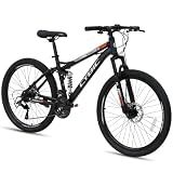 CYBIC 26" Full Suspension Mountain Bike for Adults - 21-Speed Shimano