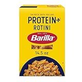 Barilla Protein+ (Plus) Rotini Pasta, 14.5 Ounce - plant based - Made from Lentils, Chickpeas & Peas - Non-GMO, Kosher Certified