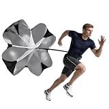 Running Speed Chute Resistance Parachute 56 inch | Powerchute, Umbrella Training, Sprint Power Soccer Trainer, For Runner, Football, Soccer Drilling