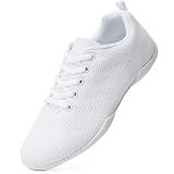 CADIDL Cheer Shoes Women White Cheerleading Shoes Girls Varsity Cheer Shoes Youth Size 7