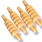 Bratla CBB Cricket Bails for Stumps Wicket Wooden Heavy Duty Set of 4