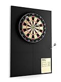 Fluxynara Felt Dart Board Wall Protector Foldable Square Surround Protector Backing Tiles, Wall Protector with Adhesive Pads | Home & Basement & Garage Use