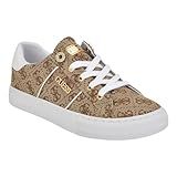 Guess Women's Loven Sneaker, Medium Brown 219, 9