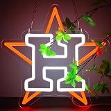 Baseball Neon Signs for Garage or Man Cave Decor, Men's Gifts with Baseball Team Logo, Baseball Neon for Parties, Bars, Dorms, Office Wall Art and Game Room Decoration12.2 * 12.7 Inch