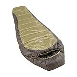 Coleman North Rim 0°F Big & Tall Sleeping Bag, Cold-Weather Mummy Sleep Sack with No-Snag Zipper & Adjustable Hood for Warmth & Ventilation, Large Camping Sleeping Bag