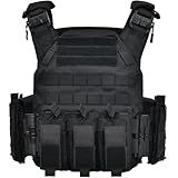 GFIRE Tactical Vest Quick Release Lightweight Vest Adjustable Breathable Weighted Vest for Training