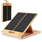 StrongTek Wooden Slant Board, 13" Wide, 5 Adjustable Angles, 350 lb