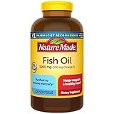 Nature Made Fish Oil Omega 3 Supplements, 1000mg Softgels, Omega 3 Fish Oil for Healthy Heart Support, 320 Softgels, 160 Day Supply