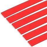 PATIKIL 18" Table Tennis Side Tape, 20 Pack Table Tennis Edge Tape Protect The Edges of Rubber and Blade for Paddles Racket, Red