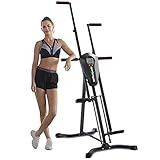 Sportsroyals Vertical Climber, Folded Climbing Cardio Exercise Equipment Full Body Workout for Women Men, Stair Climber with 5 Height Adjustable