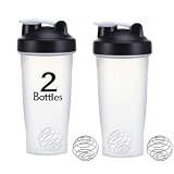 otylzto 2 Pack 28oz Protein Shaker Bottles, BPA-Free, Leakproof Mixing Cups