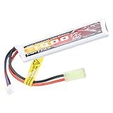 Evike Airsoft - Matrix High Performance 7.4V Stick Type Airsoft LiPo Battery (Model: 1000mAh / 15C / Small Tam & Long Wire)