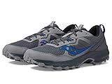 Saucony Men's Excursion Tr16 Hiking Shoe, Gravel/Lapis, 11