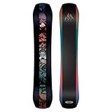 JONES - Men's Mountain Twin, Snowboards Directional Freeride, Ideal for Freeride, Freestyle and Backcountry pow, Size 168W , Color Black