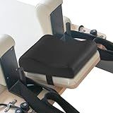 MABOZOO Pilates Head and Neck Support Pillow, Black PU Leather Cushion for Pilates Reformer Accessories, Pilates Cushion Pillow Enhance Comfort for Pilates Home Gym Workout