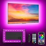 MATICOD LED Lights for TV Led Backlight, 9.84ft RGB Led Strip Lights USB TV Lights Behind 32-43in, APP Remote Control Music Sync TV Led Light for Bedroom Gaming Home Décor