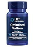 Life Extension Optimized Saffron, Appetite Support, 60 Capsules