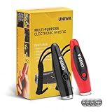 UNIWA Electronic Whistles, 2 Pack Handheld 3 Tone High Volume