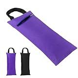 TOPTIE 2 Pack Yoga Sandbag Unfilled Weighted Bag for Fitness Yoga Bolster