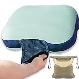Couleurs Beach Pillow, Inflatable Camping Pillow, Pool Pillow, Removable Pillowcase, Ultralight Neck and Waist Support, Suitable for Camping, Hiking, Backpacking (with Ice Pack)