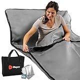 Lifepro RejuvaWrap Infrared Sauna Blanket for Detox & Relaxation – Available in 5 Colors & 3 Models – Portable Far Infrared at Home Sauna for Muscle Relief, Circulation & Recovery – 9 Heat Levels