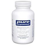 Pure Encapsulations Magnesium (Glycinate) - Supplement to Support Stress Relief, Sleep, Heart Health, Nerves, Muscles, and Metabolism* - with Magnesium Glycinate - 90 Capsules