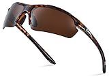 Xagger Polarized Sports Sunglasses for Men Women Wrap Around UV400 Running Baseball Softball Cycling Golf Hiking Fishing Driving Glasses