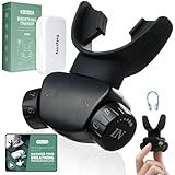 Bodyssey Breathing Trainer | Premium Silicone Trainer | Boost Breathing Patterns | Adjustable Resistance Levels | Compact, Portable, and Easy to Maintain (Black)