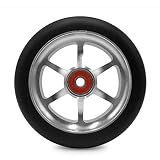 2Pcs 120mm Pro Scooter Wheels with Abec 9 Bearings for MGP/Razor/Lucky Pro Scooters (6 Spoke) (C-Silver)