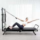 Cofiyard Pilates Reformer, 92" Reformer Pilates Machine with Tower, Adjustable Pilates Equipment for Home Workout, Includes Pilates Tower, Jumpboard