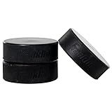 Franklin Sports Ice Hockey Pucks - Black Rubber Pucks for Ice Hockey - Official Size + Weight - Perfect for Rinks + Synthetic Pads - 3 Puck Bulk Set - Black