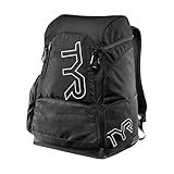 Alliance Backpack TYR Wet/Dry Athletic Gym and Pool Bag for Men and Women - Separate Wet/Dry Compartments, 45L Capacity, Ergonomic, Water-Resistant - Available in Team Colors
