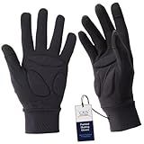 CRS Cross Padded Ice Skating Gloves. Warm Padded Protection for Figure Skating Testing, Practice, Dance Competitions, Roller Skaters and Cheerleading. (Black, Ladies Small/Medium)