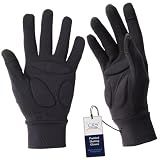 CRS Cross Padded Ice Skating Gloves. Warm Padded Protection for Figure Skating Testing, Practice, Dance Competitions, Roller Skaters and Cheerleading. (Black, Ladies Small/Medium)