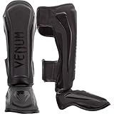 Venum Elite Standup Shin Guards - Matte/Black, L