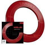 TARGET Darts Vale Dartboard Surround | Dart Board Protector Ring, Compatible with All Steel Tip Dartboards, Red Dart Surrounds, Easy Install Wall Protection Outer Rings