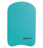 Sporti Adult Kickboard for Swim Training - Swimming Kick Board for Men Women, Water Board for Men & Women, Swimming Training Aid - New Version - Aqua