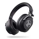 TREBLAB U5 Active Noise Cancelling Headphones Over-Ear, Wireless Bluetooth 5.3 Headphones with Mic, 65-Hr Battery, Hybrid ANC, Multipoint, Deep Bass, IPX4, Foldable for Travel, Work, Commute, Gym
