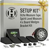 Harrows Dart Board Setup Kit - Complete Set with Dart Board Bracket, Dartboard Wedges, Dartboard Level Measure, Oche Tape Measure, the ONLY Full kit for Optimized Darts Setup for Professional