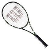 WILSON Blade Team V8 Strung Tennis Racquet - Economical Quality Intermediate Racquet - 4-1/8 Grip, Green and Black