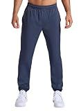 HEAD Men’s Iron Strong Pant, Slim Fit, Stretch Moisture-Wicking Material, 31” Inseam, Cool Grey, Medium