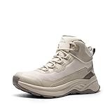 NORTIV 8 Women's Waterproof Lightweight Hiking Boots Ankle Trekking for Outdoor,Size 8,Khaki,SNHB241W