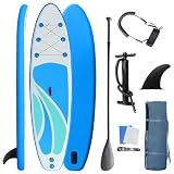 GONFLABLE Inflatable Stand Up Paddle Board for Adult All Skill Levels